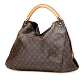 ルイ ヴィトン モノグラム アーツィーGM ワンショルダーバッグ M40259 ブラウン PVC レザー レディース LOUIS VUITTON 【中古】